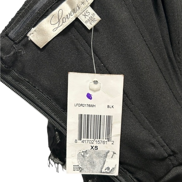 Lovers And Friends Black Dress Womens Size XS - Picture 11 of 12